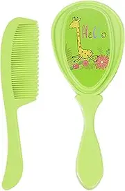 Baby Hair Brush Set for Newborns - Cradle Cap Baby Hairbrush Grooming Hair Brush | Massage Shower Scalp Care Safety Kids Products for Boy & Girl