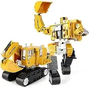 KANKAI Toy Excavator Kids Excavator Digger Toys Transformer car Toy