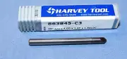 Harvey Tool Carbide Chamfer Tool 4.0 mm dia. 2 Flt 45* P/S Tip 1 mm AlTiN