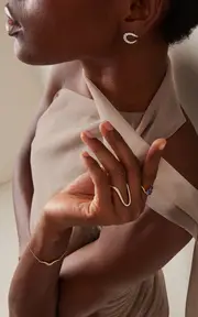 [Marie Mas] Radiant 18K Rose Gold Diamond Ring
