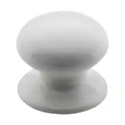3740 Cupboard Knob White Porcelain Round D30xP29mm