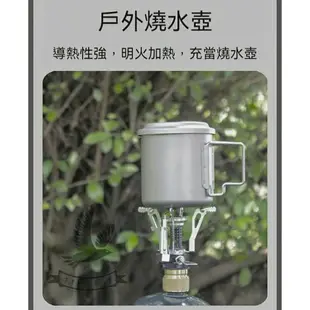 【雙層鈦製作】純鈦泡茶器一壺三杯套裝 雙層鈦隔熱 純鈦茶具 鈦茶杯 泡茶器 精細濾網雙層茶杯 戶外茶具套裝 便攜咖啡壺