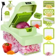 Vegetable Chopper, Mandoline Slicer - Cheese Grater, Food Chopper with Contai...