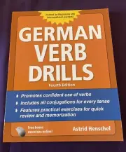 German Verb Drills, Fourth Edition by Astrid Henschel NEW