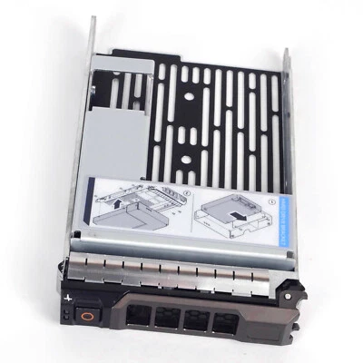 3.5 inch HDD Tray Caddy + 2.5" Bracket Adapter For Dell PowerEdge R420 New