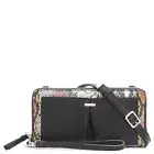Calvin Klein Crossbody Purse Wallet Wristlet Snakeskin Vegan Leather New