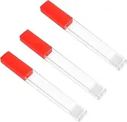 Anneome Thermometer Protective Tube Empty Plastic Tubes for Storage Needle Box Thermometer Storage Container Compact