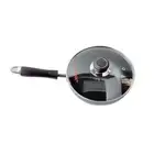 11"/28cm Nonstick Wok Frying Pan Saute Pan with Lid , Non Toxic Deep Fry Pan