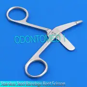 New 4 1/2" Stainless Steel Bandage Bent Craft Scissors