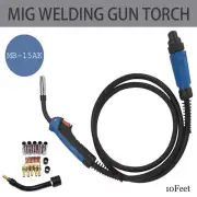 MIG Torch 15AK 180A MIG MAG Welding Gun 3M Air-cooled Euro Connector MIG Welders