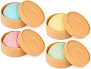 MEIEST 4 PCS Colorful Dumpling Squishy Stress Balls Fidget Sensory Toy,Squeeze Dough Ball Stress Relief Hand Toy,Anti-Anxiety Bun with Food Steamer Stretchy Desk Toys