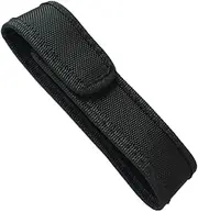 Flashlight Pouch Holster, Flashlight Holder for Duty Belt, Heavy Duty Nylon Flash Light Holder for Vest, Security Belt