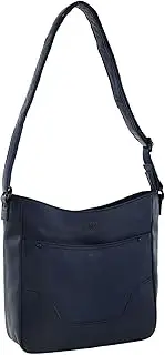 [Milleni] Ladies Leather Chic Crossbody Bag in Navy