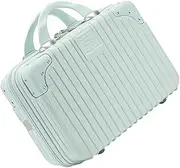 BAZEITFLOW Box Travel Pouches Bag Cute Toiletry Bag Makeup Suitcase Makeup Brush Cosmetic Case Organizer Travel Pouch Cosmetic Handbag Make up Organizers and Storage Case Abs Sky-blue