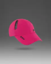 Run Cap, 2XU, OSFA, Fuchsia/Black, Unisex
