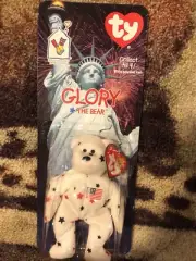 TY BEANIE BABIES RARE 1997 Retired Glory The Bear McDonalds w/ Errors