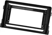 CLEZON Radio Stereo Panel 9 inch Car Radio Fascia, for Grand Vitara 2005+ Video Audio Player Install Dash Panel Frame Kit Cover Mount Trim Car Radio Dashboard Panel(Black Fascia)