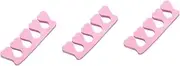 IWOWHERO 120 Pcs Nail Toe Separator Tool Toe Spacers for Pedicures Pedicure Supplies Finger Toe Separator Toe Separators Pedicure Nail Care Pedicure Toe Separators Bulk Nail Polish