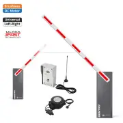 SENTRY BRUSHLESS Low Voltage Straight Arm Boom Barrier Gate and Intercom