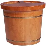 Wood Foot Bath Bucket Wood Bucket for Pedicure, Foot Soak Bucket, Foot Basin for Adults, Foot Bath Spa Tub, Foot Tub for Soaking Feet (Size : A) (A) Super Easy to use Interesting