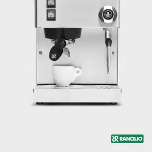 【Rancilio 藍奇里奧】Silvia 單鍋爐單孔 家用半自動義式咖啡機(經典銀)