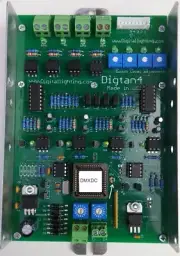 DIGTAN4-DMX 4 ch. DMX 512 to 0-10V dimmer signal converter Digital lighting USA
