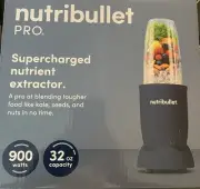 NutriBullet Pro 900W Blender Personal Mixer - 32oz Cup -INDIGO (BLUE) BRAND NEW