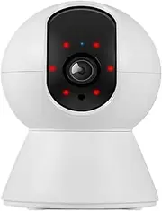 5MP 4K Smart Mini WiFi IP Camera Indoor Home Security AI Human Detect CCTV Surveillance Camera Auto Tracking(EU Plug)
