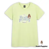 在飛比找momo購物網優惠-【Hush Puppies】女裝 T恤 質感品牌印花刺繡狗T