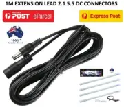 1M LIGHT BAR EXTENSION LEAD CABLE 5.5mm X 2.1mm DC POWER CONNECTION CONNECTOR