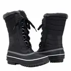 JBU Sabine Ladies' Water Resistant Winter Boots - BLACK SIZE 7