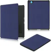 [Kepuch] Custer Case for Kobo Aura H2O Edition 2,Ultra-Thin PU-Leather Hard Shell Cover for Kobo Aura H2O Edition 2 - Blue