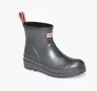 Hunter Original Z121106 Womens Black Short Nebula Play Rain Boot Size 10 M