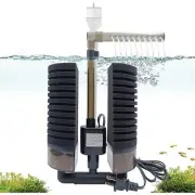 NEW Aquarium Electric Sponge Filter with Bio Ceramic Media Ball 20-55 Gallon