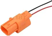 BIZOCA 1 Set 2 Hole 6188-0590 6189-0891 Auto Starter Air Intake Pressure Sensor Wire Cable Socket Car Low Current Male Female Connector(Lavender)