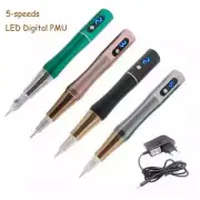LED Digital Makeup Machine Microblading Eyebrows Tattoo Pen / Cartridge Needles