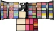 All-in-One Face Makeup Palette 47 Colors Set, Eyeshadows, Blush, Powders, Lip Gloss & Mascara, Waterproof & Smudge-Proof Full Face Cosmetic Kit with 2 Applicators, Sponge Pad For Girl & Women