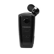 1Pc Fineblue F910 Wireless Earphone Mini Vibration Reminder ABS Bluetooth 4.0 Retractable Practical Headset for Running Black