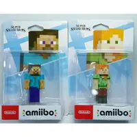 在飛比找樂天市場購物網優惠-Amiibo 我的世界 史提夫 愛莉克斯 Steve Ale