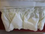 QUEEN ANNE LACE VALANCE, PAMELA, MERVYN'S GALLERIA 80" X 16", NEW IN PACKAGE
