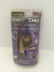 4MB Memory Card Black For GameCube Expansion New Sealed Toys R Us