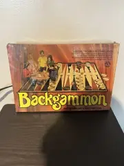 Vintage 1973 Deluxe Backgammon Checkers Game COMPLETE Pleasant Time Sealed New!