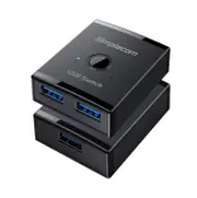 Simplecom KM125 Bi-Directional 2-Way USB 3.0 Switch 1 In 2 Out (2 In 1 Out) 5Gbps Ideal for sharing USB device between 2 computers KM125