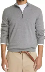 Brunello Cucinelli Quarter Zip Cashmere Pullover Size Medium