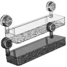Suction Cup Shelf Bathroom Suction Cup Storage Rack Punch Free Sorting Box
