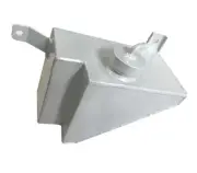 For NISSAN Skyline R31 Aluminum Radiator Coolant Expansion Overflow Tank Silver