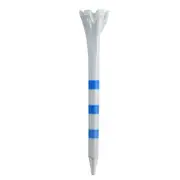 Champ My-Hite FlyTees 2 3/4" - 30 Pack - White/Blue