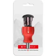 PB SWISS Sl,Ph Hx, 6 Bits , Stubby Screwdriver Handle Set - 6 Piece PB 8453.V01 CN