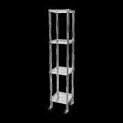 Modular Wire Storage Shelf 350 x 350 x 1800mm Steel Shelving