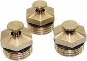 10Pcs 360 Degree Adjustable Atomizing Nozzle Male Thread 1/2" European Standard Garden Agriculture Industry Lawn Cooling Sprayer